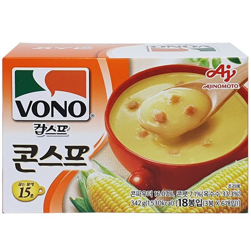 보노 컵스프 콘스프맛, 342g, 1개