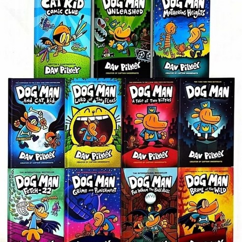 Dog Man 1-11 도그맨 영어원서 소프트커버 11종세트, default