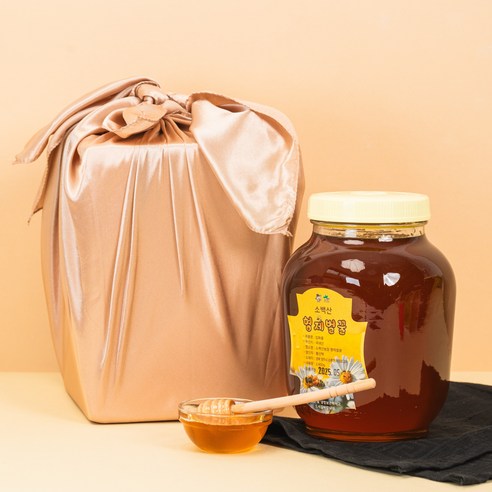 소백산벌꿀 영주에서 직접 채밀한 천연 벌꿀 100% 잡화꿀 2.4kg - 벌집꿀 | 쿠팡