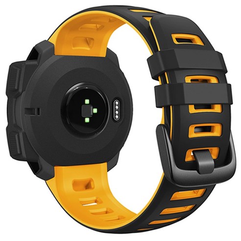 Garmin Instinct 2 시계대 프리미엄 투톤 고무 손목 밴드 가민 교체 스트랩, For Garmin Instinct, #2