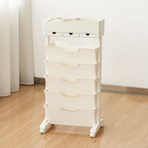 바나린 학습 트롤리: 홈스쿨링의 품격을 높이는 스마트 정리 솔루션