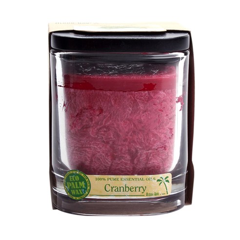 알로하베이 에코 팜 왁스 자캔들, Cranberry Burgundy, 1개