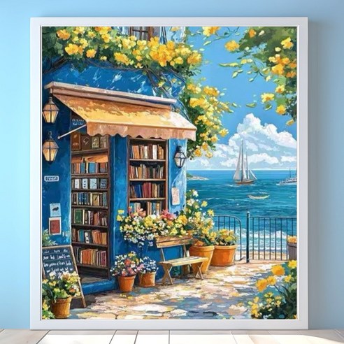 슈슈보석십자수 즐거운 취미 중형 40X50 패브릭형, 서점, 1개
