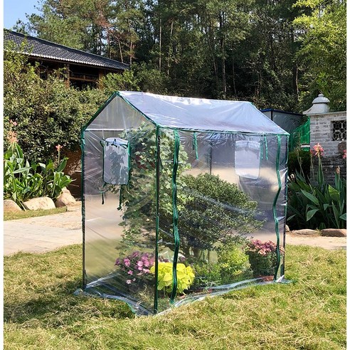 조립식 비닐하우스 미니 온실 소형 가정용 베란다 옥상 식물 겨울집 길고양이 [오디가 ODIGA], PVC 미니하우스, 1개