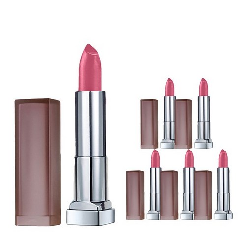 메이블린 컬러 센세이셔널 크리미 매트 립 컬러 4.2g, Lust for Blush, 6개