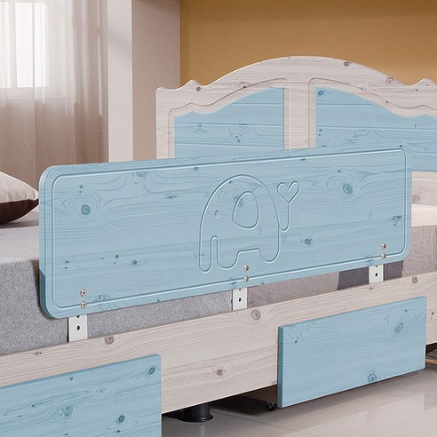 젠티스 높이조절가능한 침대안전가드 침대보호대 음각형 120cm (색상선택), 화이트 120cm, 1개
