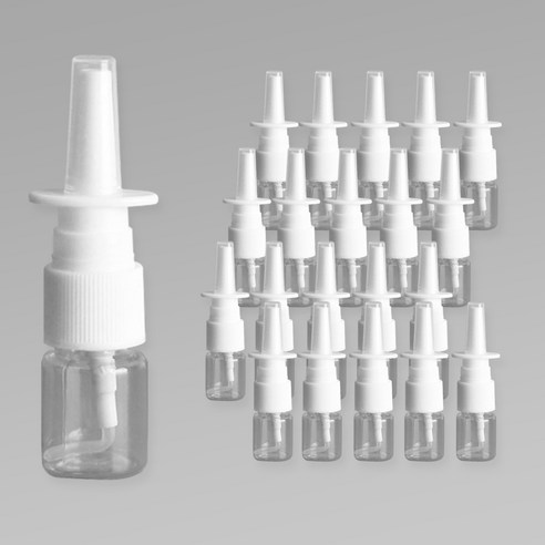 포포라운지 코스프레이 공병 코분무기 식염수 코세척 용기, 20개, (5ml 일자형 투명)