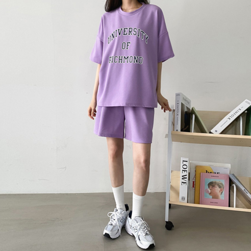 르엠마 제르키 SET 반바지 여자반바지 여성반바지 여자트레이닝세트 여성트레이닝 홈웨어 여성트레이닝세트 여자반팔 여성반팔 여자운동복 여성운동복 여자 반팔 트레이닝복 세트