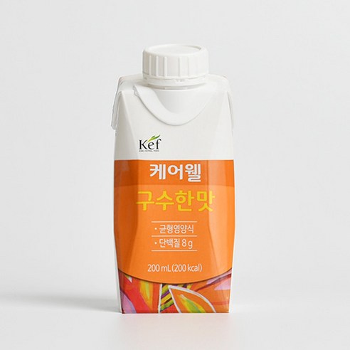 케어웰 구수한맛(팩), 200ml, 72개