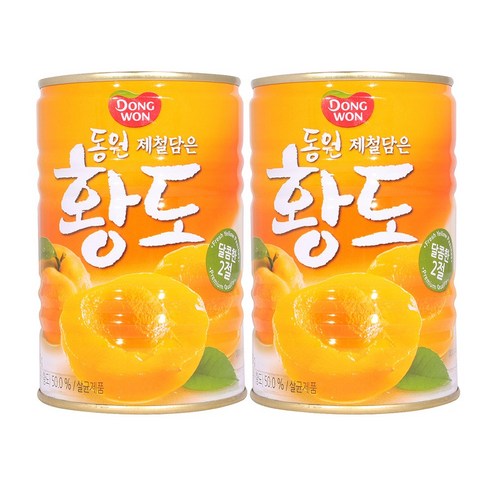 [동원] 황도 400g x 6캔, 6개