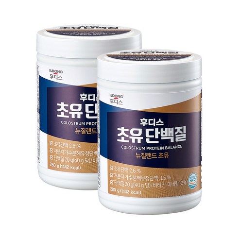 일동후디스 후디스 초유단백질 280g 6통 뉴질랜드 초유, 6개