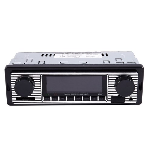 노 브랜드 블루투스 빈티지 자동차 라디오 MP3 플레이어 스테레오 USB AUX 클래식 오디오, 200000418
