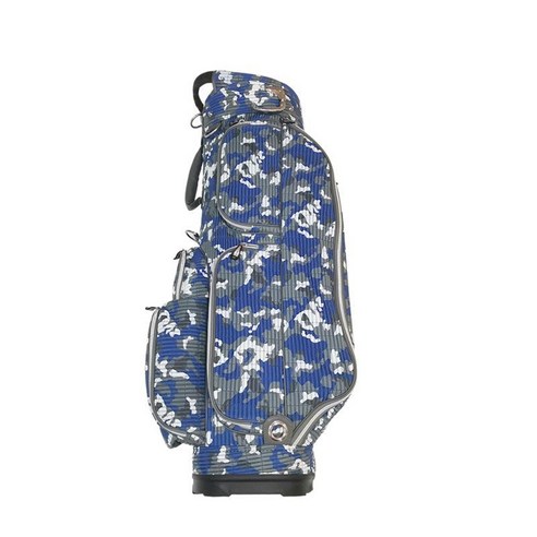 골프백세트 하프백 골프 가방 남녀 골프 가방 수입 초섬유 천 3 2KG 골프 가방 골프 가방, 파란색과 흰색 위장