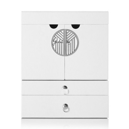 스킨 케어 화장품 데스크탑 보관함 상자, 하얀색