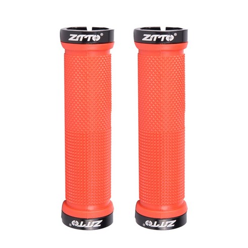 ZTTO AG16 MTB 자전거 고무 핸들 그립, 1세트, 레드