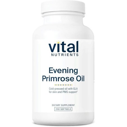 Vital Nutrients Evening Primrose Oil 1000mg | Cold Pressed Oil That Contains GLA an Essential Omega