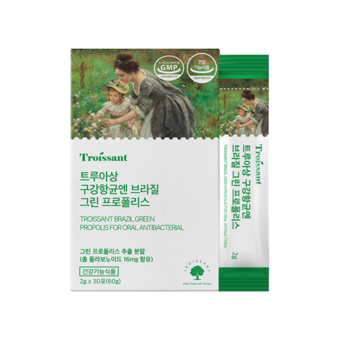 트루아상 구강항균엔 브라질 그린 프로폴리스 2g, 1개, 30포