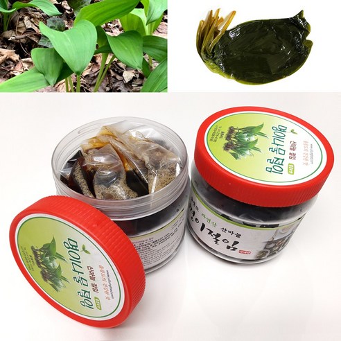 울릉도 자연산 명이나물 약초로 불리우는 명이나물 짱아찌 절임, 500g, 1개, 500g
