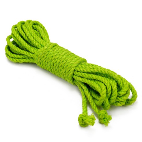 6.0mm 황마로프 칼라 주트로프 (30color) 로프, 27.YELLOW GREEN