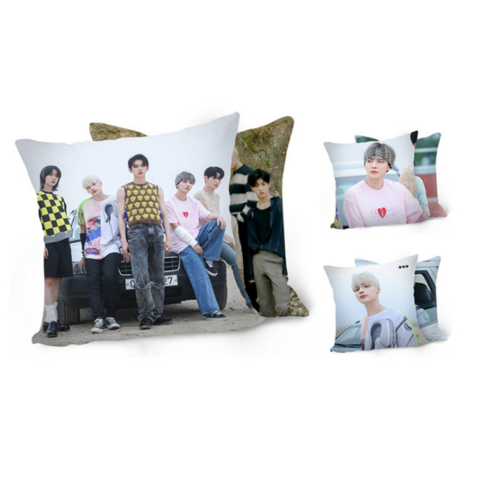 투모로우바이투게더 txt 쿠션 TXT 혼돈의 장 FREEZE 굿즈 응원 양면 쿠션 솜 포함 7종, 연준