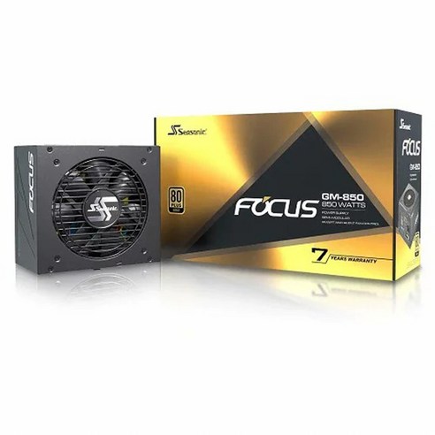 PC 심장의 튼튼한 박동: 시소닉 FOCUS GOLD GM-850 Modular ATX SSR-850FM 파워 서플라이 리뷰 시소닉850w