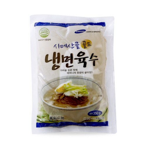 풍원골드 시원한 냉면 육수 1인 - 냉장냉동 간편조리 | 쿠팡