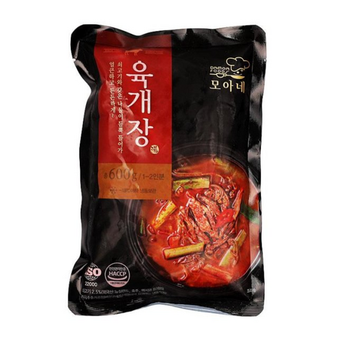 다모아 간편조리 즉석탕 육개장 600g x 4팩 무료배송