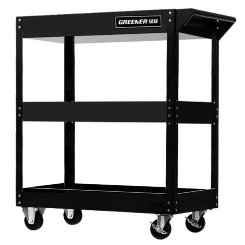 스튜디오 트롤리 촬영용 장비 카트 소품 운반 웨건, 1개, 높이조절 블랙 + 부품 상자 + 미끄럼 방지