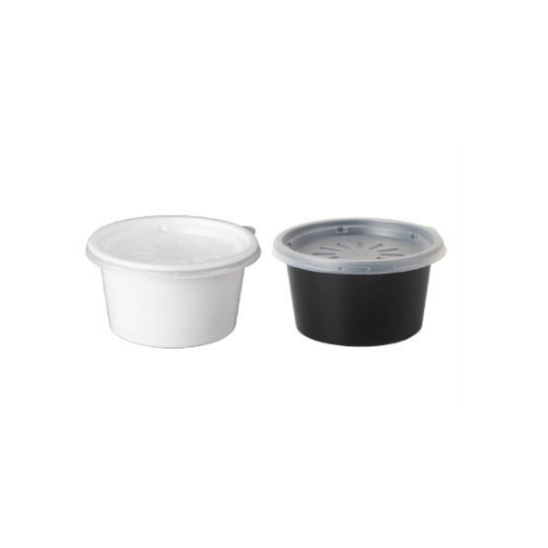 PH 투명소스통 + 뚜껑 6cm x 3cm, 50개입, 2세트 소스용기 Best Top5 15 SJ 다용도컵 105 중 11 x 6 cm + 뚜껑, 블랙 100개, 2박스