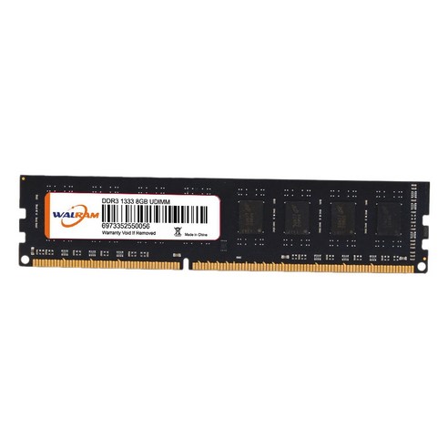 AFBEST WALRAM 메모리 모듈 카드 DDR3 8GB 1333MHZ Ram PC3-10600 데스크탑 컴퓨터 메모리에 적합한 240핀, 검은 색