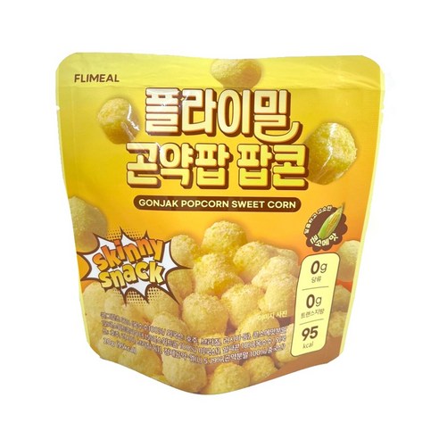 플라이밀 곤약팝 팝콘 콘소메맛, 1개, 20g