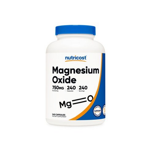 뉴트리코스트 마그네슘 옥사이드 750mg 캡슐 글루텐 프리, 240개입, 1개, 240정
