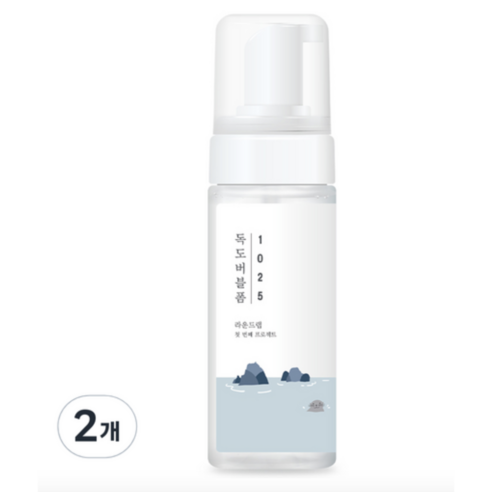 라운드랩 1025 독도 버블 클렌징 폼, 150ml, 2개