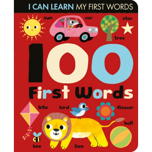 100 First Words Board Books, Tiger Tales, English, 9781680106879