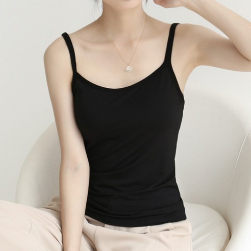 디티그린 여성용 모달 스판 끈나시 3p