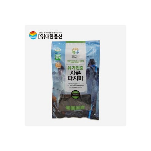 대한물산 유기인증 받은 자른 다시마 80g x 3세트