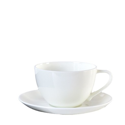 ANKRIC 예쁜머그잔 찻잔 유럽 뼈 중국 커피 컵 접시 세트 세라믹 순수한 흰색 오후 차 컵 접시 광고 컵 선물 플러스, 애구