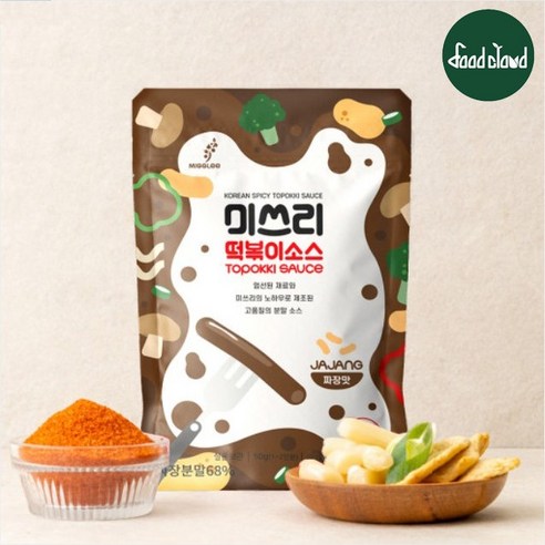 미쓰리 떡볶이소스 (짜장맛) 분말소스 국물떡볶이, 50g, 30개