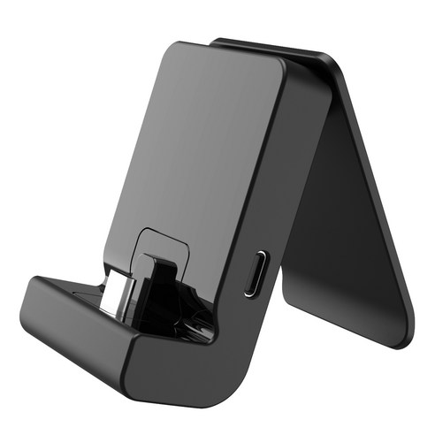 AFBEST 스위치 충전 베이스에 적합 Ns 백 클립 브래킷 충전기 휴대용 베이스 액세서리, 검정