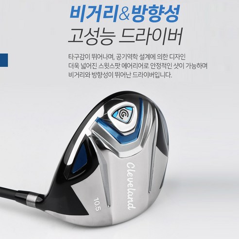 비거리와 관용성을 모두 갖춘 던롭 클리브랜드 스페셜 맥스 드라이버