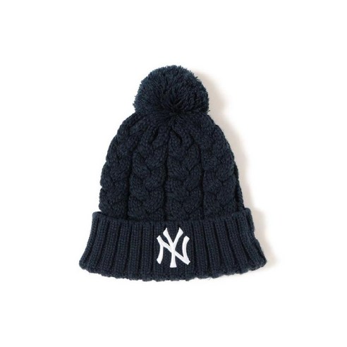 뉴에라 x 빔즈 별주 비니 빅 폼폰 니트 캡 모자