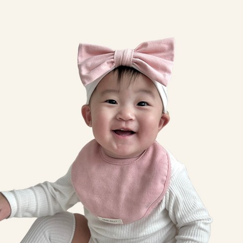 [디어딜리] 아기 양면 턱받이