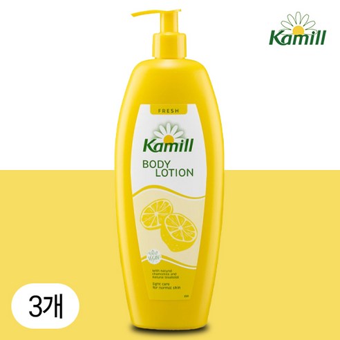 카밀 바디 로션 바이탈 큐텐, 500ml, 3개