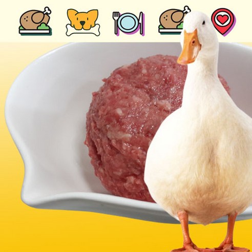 펫바프 펫푸드 강아지생식 통오리 100% 제품 600g*12 수제자연식 강아지생식 오리생식 화식