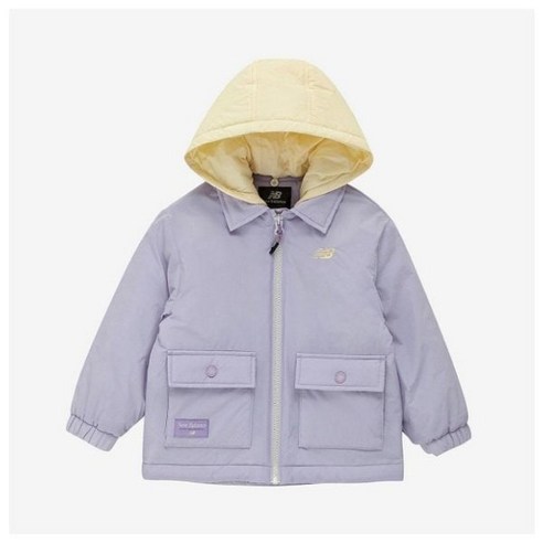 뉴발란스 키즈 패딩 Classic Sports 후드 점퍼 NQB NK9QE1302U88 경량 숏 외투