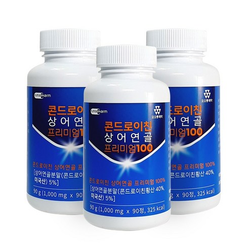 코오롱제약 콘드로이친 상어연골 프리미엄100 3박스, 3개