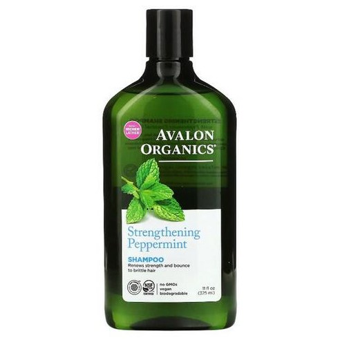 아발론샴푸 Avalon Organics 샴푸 스트렝스닝 페퍼민트 325ml(11fl oz) Best Top5