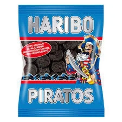 하리보 피라토스 살미아크 200g Haribo Piratos Salmiak 200 g, 1개