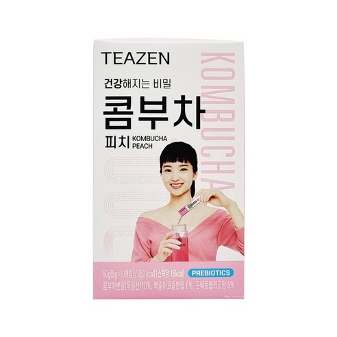 티젠 피치 콤부차, 5g, 10개입, 4개