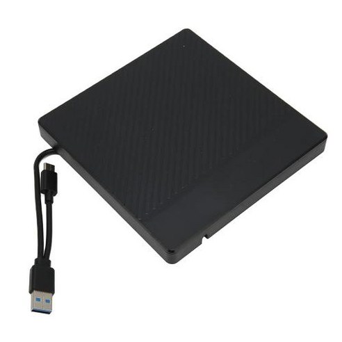 휴대용 타입 A 타입 C USB 3.0 외장 CD DVD 광학 드라이브 인클로저 5Gbps 전송 USB 3.0 외장 CD ROM 리더 리라이터 라이터 디스크 복제기 드라이브 케이스